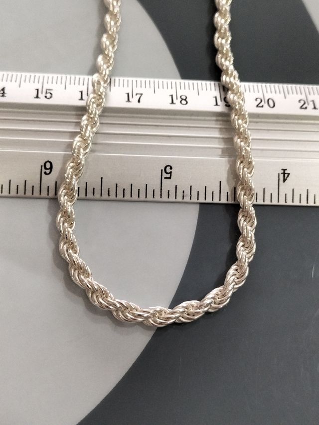 Cordón plata hombre nuevo 