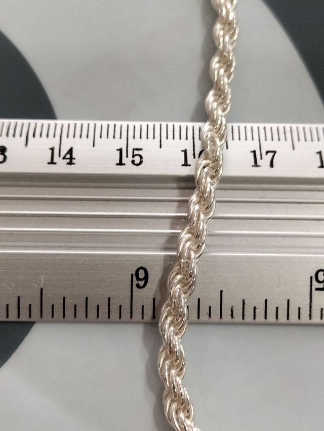 Cordón plata hombre nuevo 