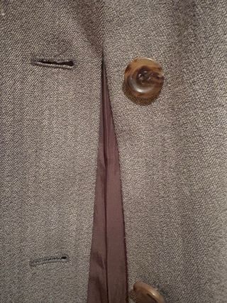 Giacca misto lana grigia