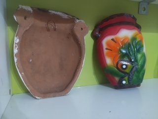 Medias macetas barro