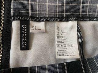 Falda de cuadros de H&M