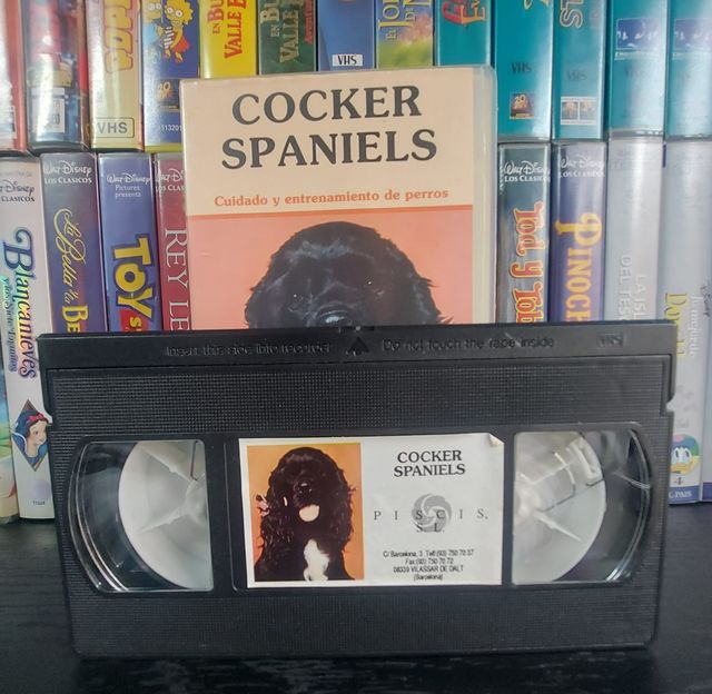 Cinta VHS Cocker Spaniels Cuidado y entrenamiento