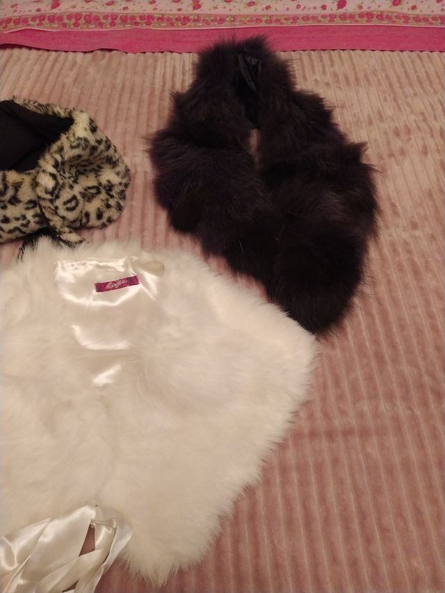 Set colli pelliccia ecologica