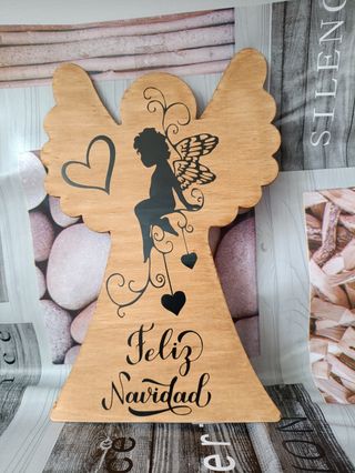 Adornos navidad de madera