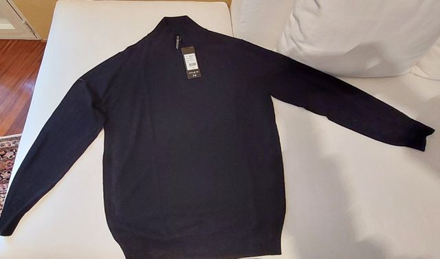 Maglione mezza zip Mizuno nuovo