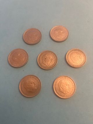 MONEDA 5 Pts FRANCO 1957