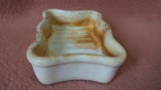 Base Porta Jabón Antigua de Porcelana - Siglo XIX