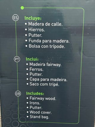 Kit palos de golf