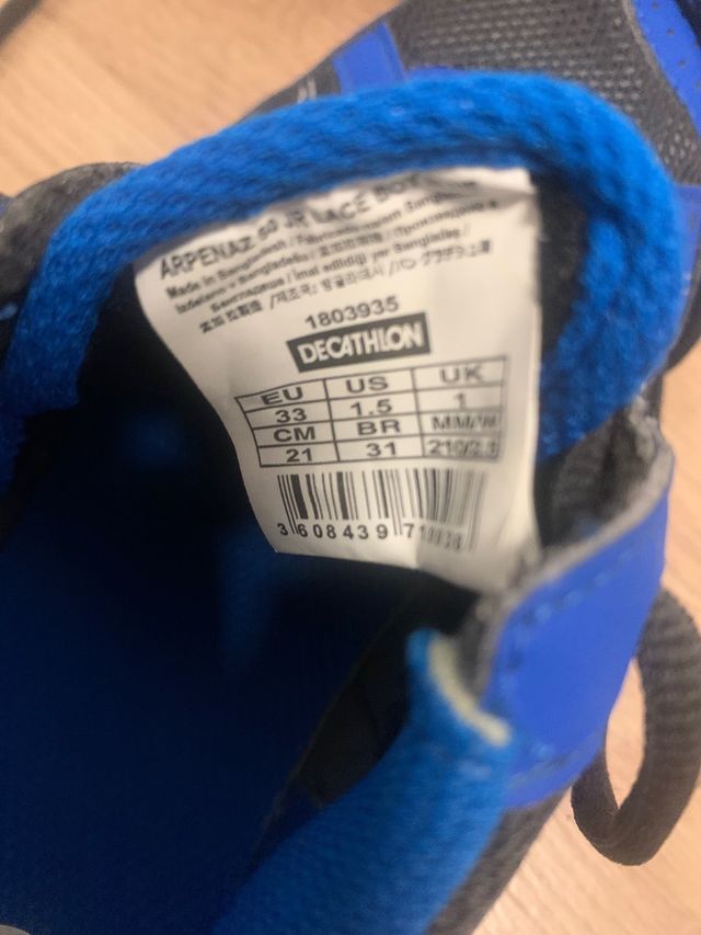 Calzado montaña unisex niño y niña