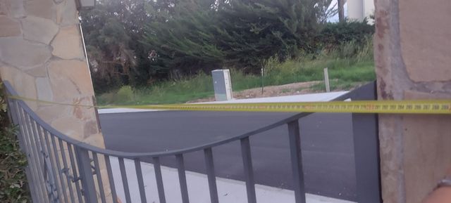 Puerta jardín de hierro