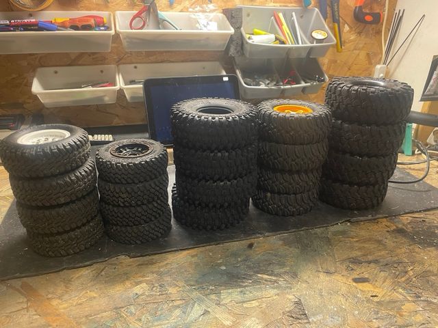 Ruedas y llantas crawler rc 1/10 varios juego