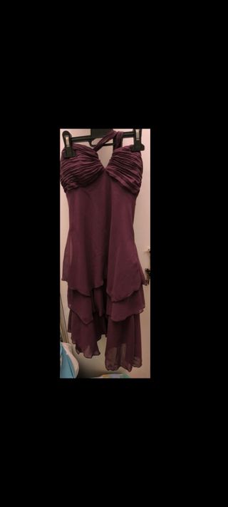 Vestido de fiesta morado