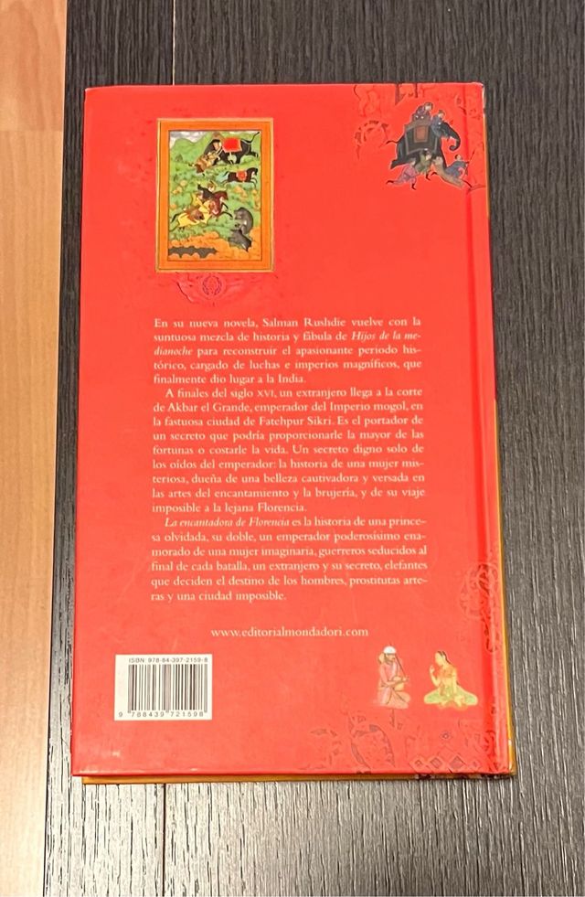 Novela La encantadora de Florencia