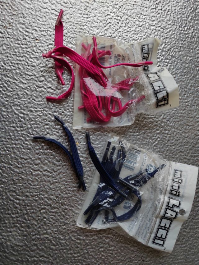 Mini cordones para zapatos