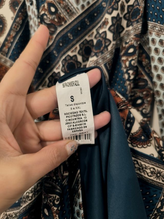 Vestido manga larga S/M