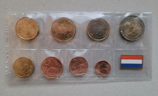 Olanda Euro Set 8 Monete non circolate nuove