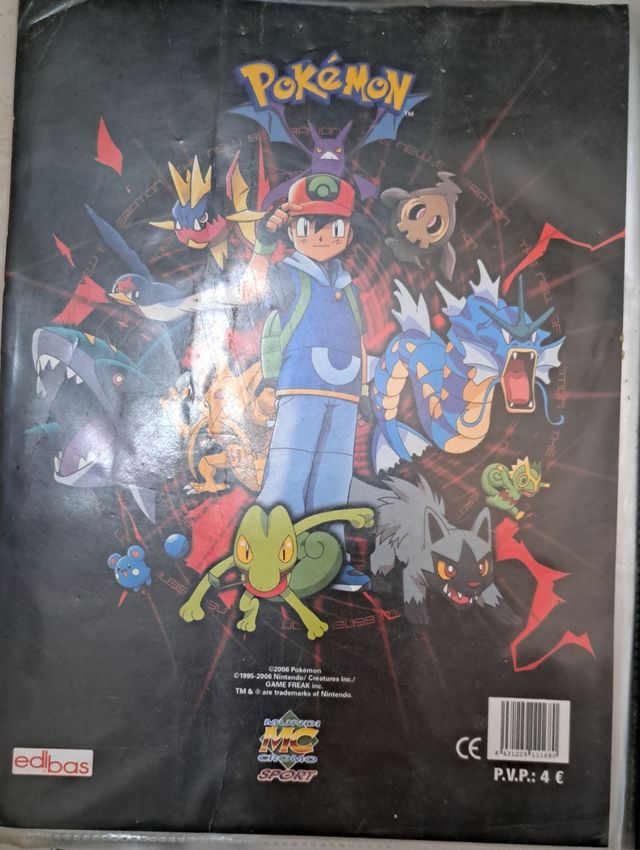 Álbum pokemon lamincards 2006