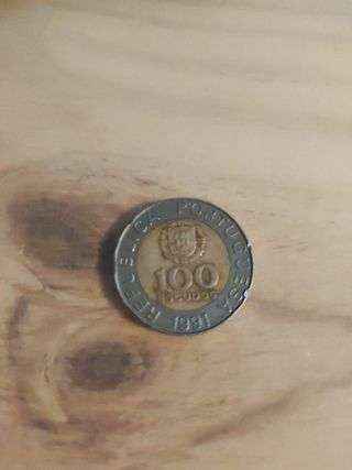 Moneda 100 Escudos Portugal