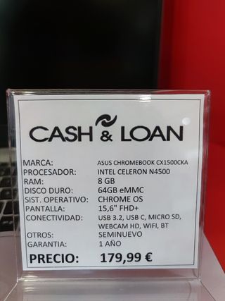 OFERTA! Asus Chromebook CX1500CKA