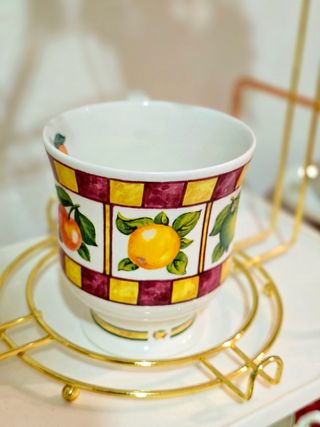 Taza tipo mug, para café o té de porcelana inglesa