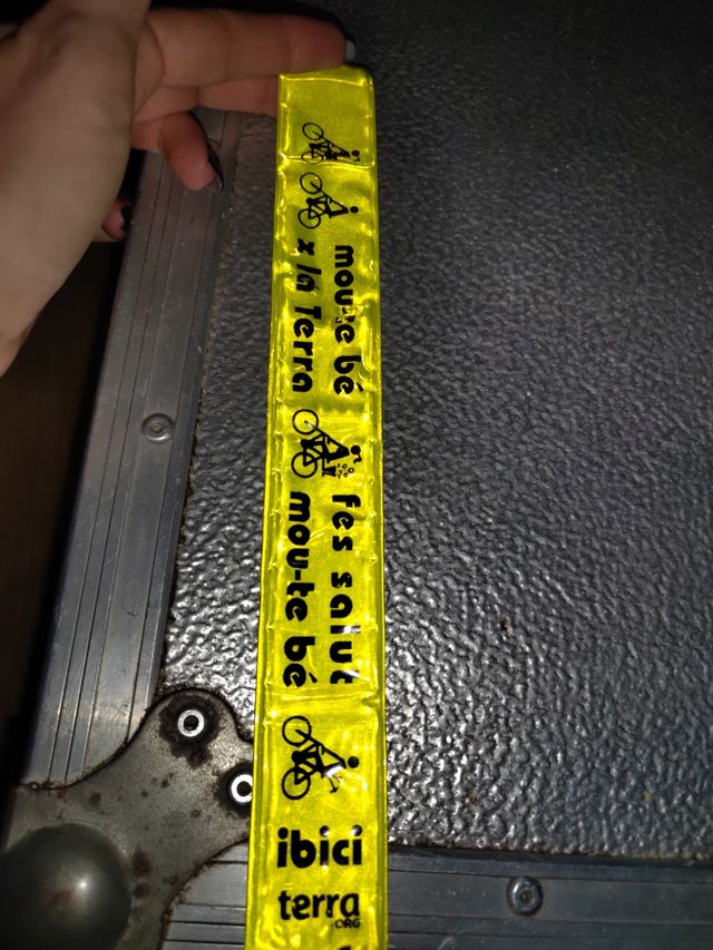 1 cinta reflectante para bici, deporte