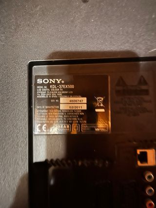 Tv Sony Bravia modelo KDL-37EX500 BAJADO DE PRECIO