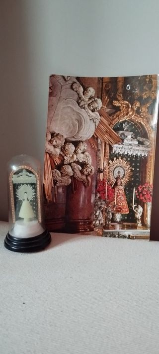 Virgen del Pilar/cupula y tarjeta 