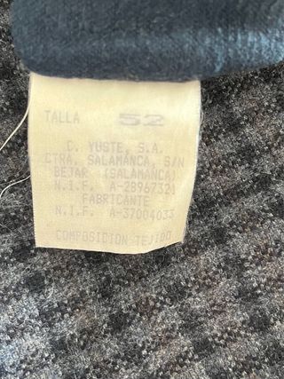 Abrigo de paño hombre YUSTE