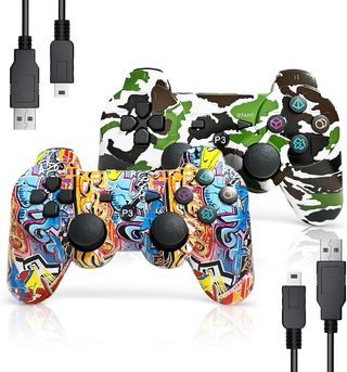AUFGLO Retro Gaming Controller for PS3
