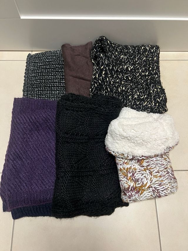 Set 6 sciarpe intere