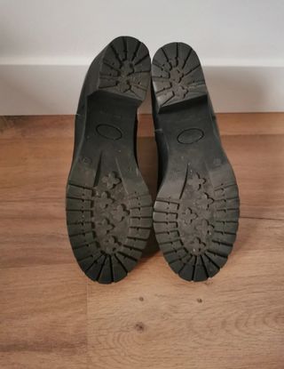 Botines tacón negro