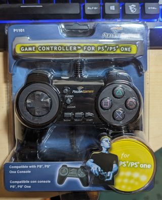 JOYSTICK CONTROLLER BLACK POWER GAMES PER PS1 