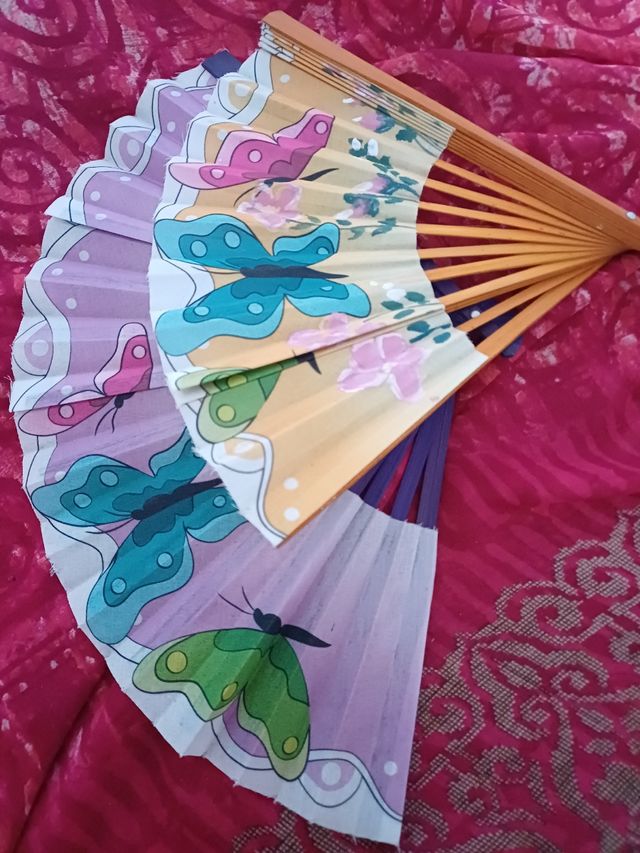 Abanicos pintados  mano