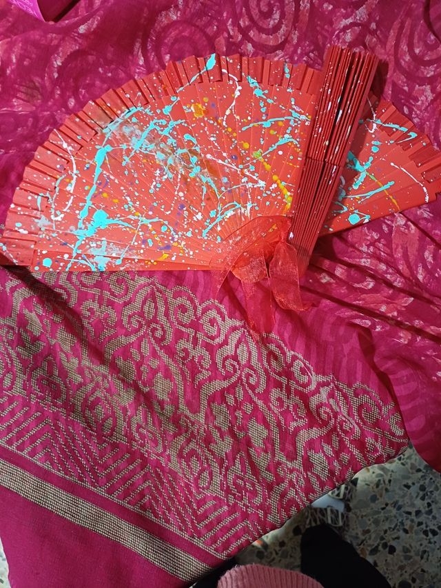 Abanicos pintados  mano