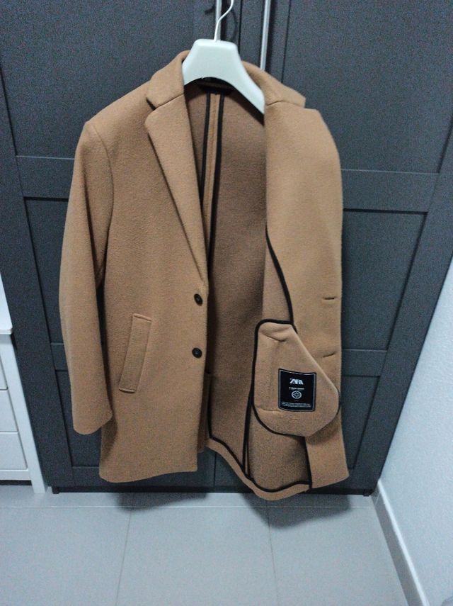 Abrigo paño hombre talla XS. 