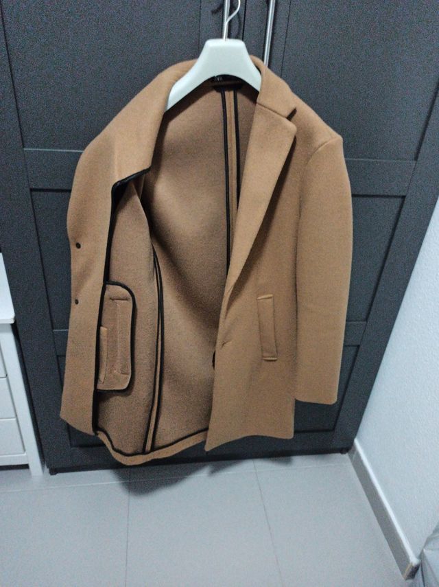 Abrigo paño hombre talla XS. 