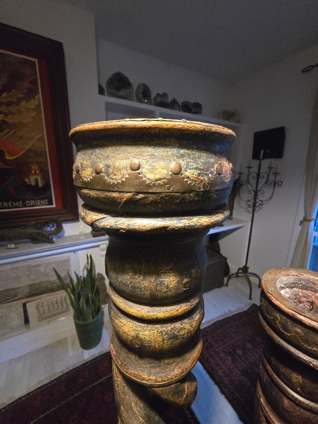 Candelabros antiguos.