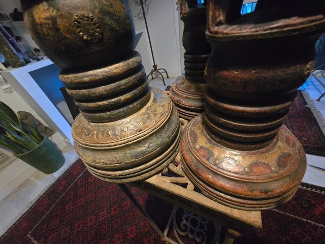 Candelabros antiguos.