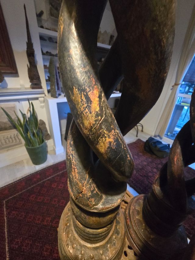 Candelabros antiguos.