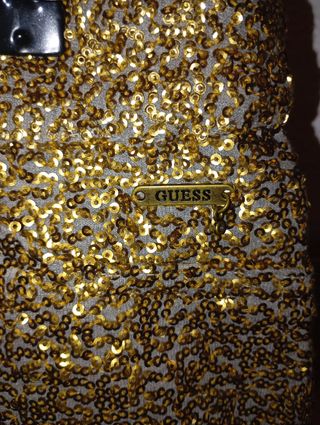 Conjunto Guess dorado short+chaqueta  +🎁