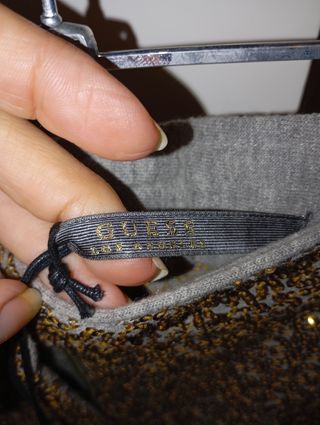 Conjunto Guess dorado short+chaqueta  +🎁