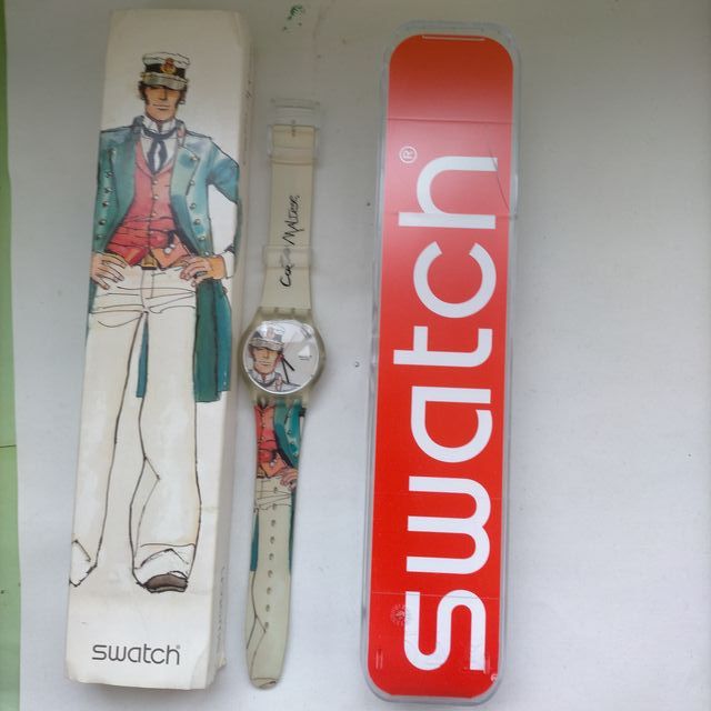 RELOJ SWATCH CORTO MALTESE NUEVO