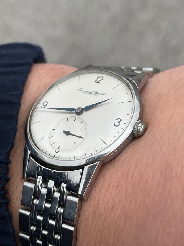 Iwc reloj antiguo vintage de hombre