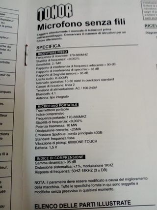 microfoni wireless TONOR