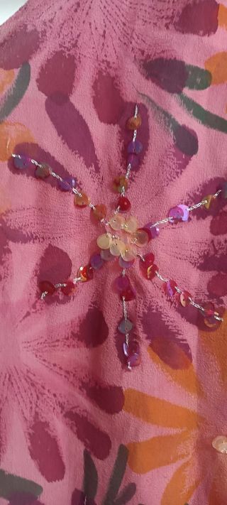 Vestido corto lentejuelas 