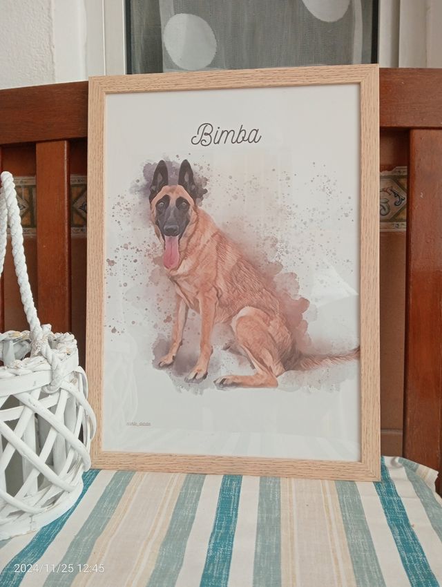 Retratos acuarela de mascotas