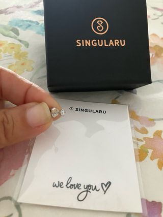 Pendiente brillo Singularu 