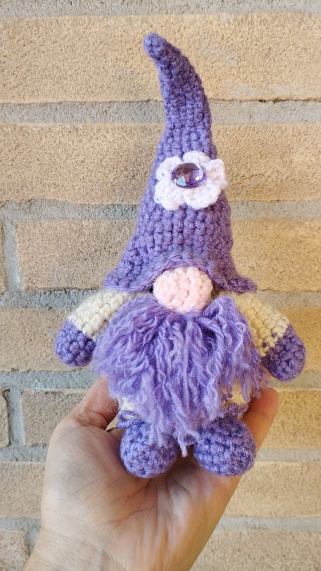 Gnomo uncinetto lana