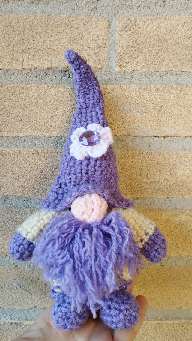 Gnomo uncinetto lana