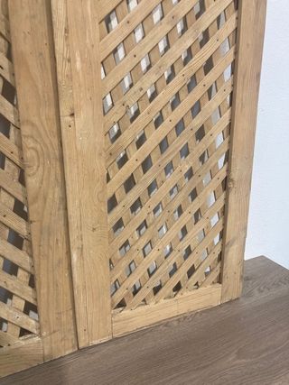 2 ventanas semicirculares celosia antiguas